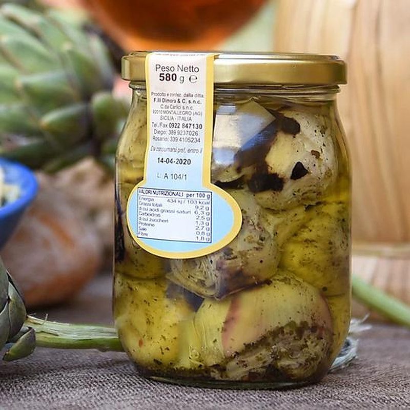Fotografia del prodotto: Carciofi grigliati sott’olio