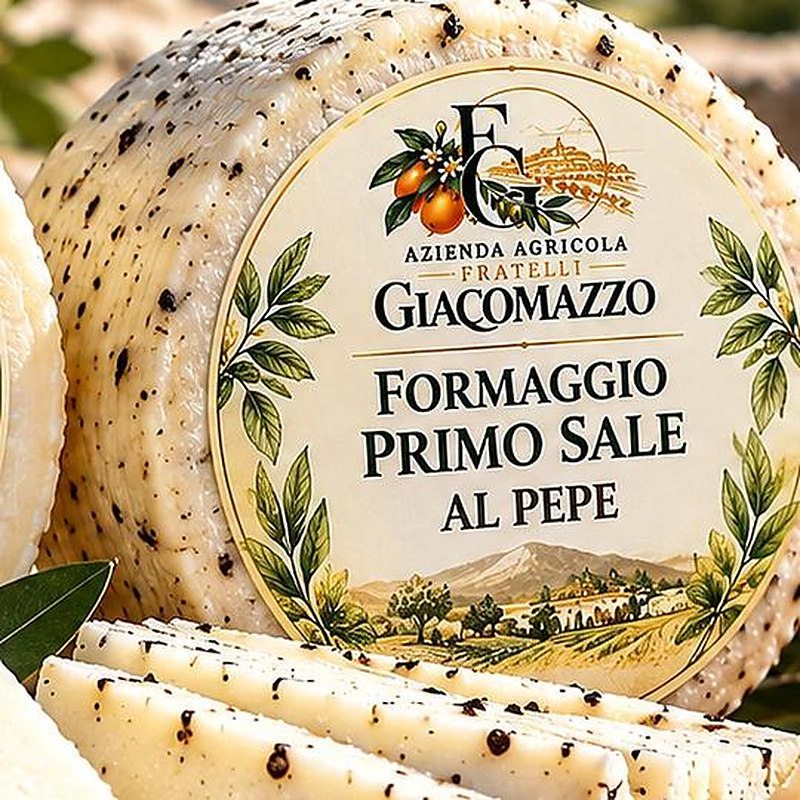 Fotografia del prodotto: Formaggio Primo Sale · al Pepe