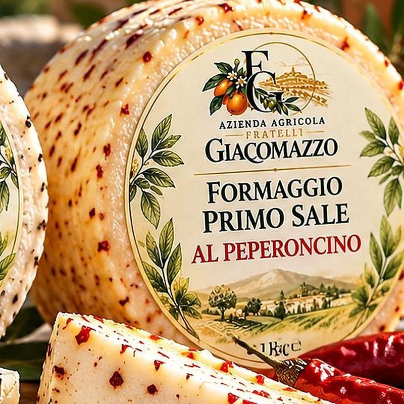 Fotografia del prodotto: Formaggio Primo Sale · al Peperoncino